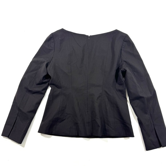 MM Lafleur The Rivka Top Washable Wool Twill Haze - Picture 4 of 10